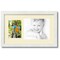 ArtToFrames Collage Photo Picture Frame with 1 - 5x7, 8x10 inch Openings, Framed in White with Over 62 Mat Color Options and Regular Glass (CSM-3966-166)